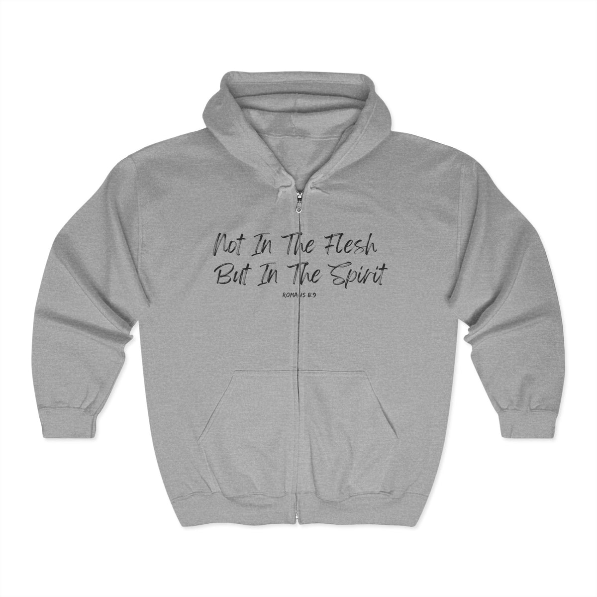 Not In The Flesh but In The Spirit | Unisex Heavy Blend™ Full Zip Hooded Sweatshirt