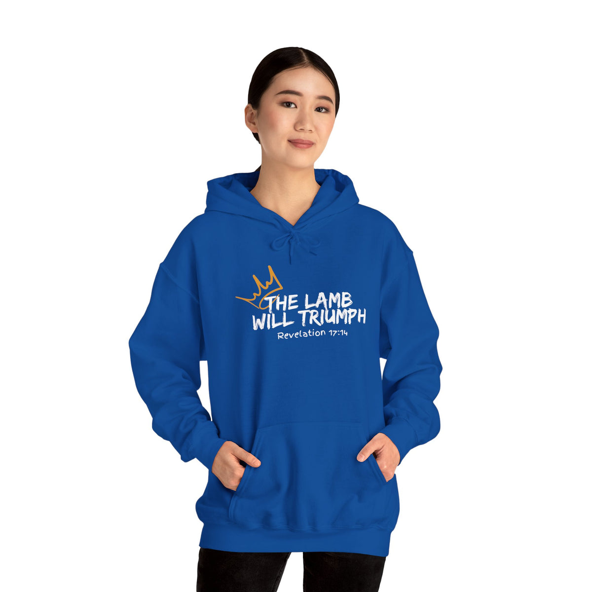 The Lamb Will Triumph Ver.2- Unisex Heavy Blend™ Hooded Sweatshirt