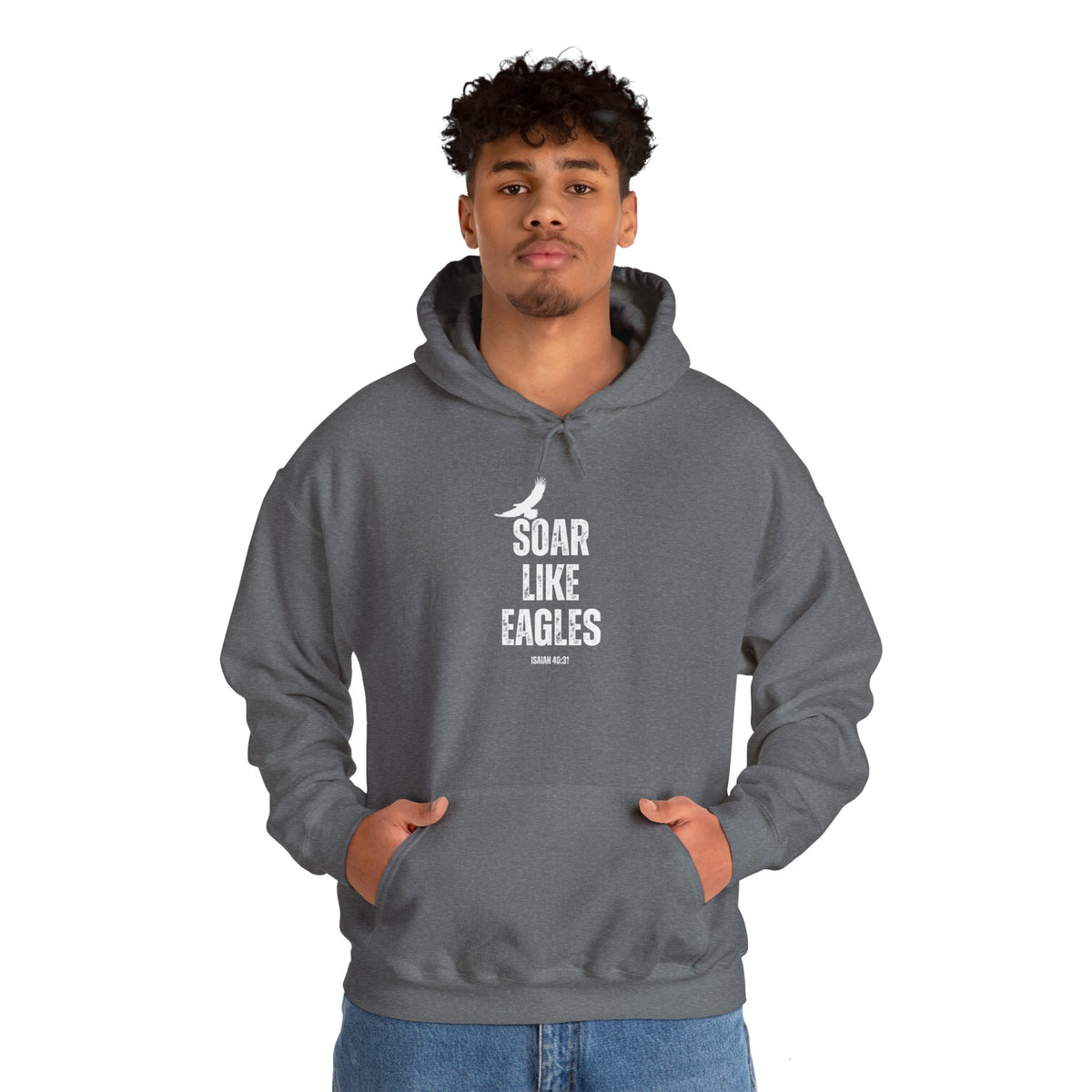 "Soar Like Eagles" Unisex Heavy Blend™ Hooded Sweatshirt