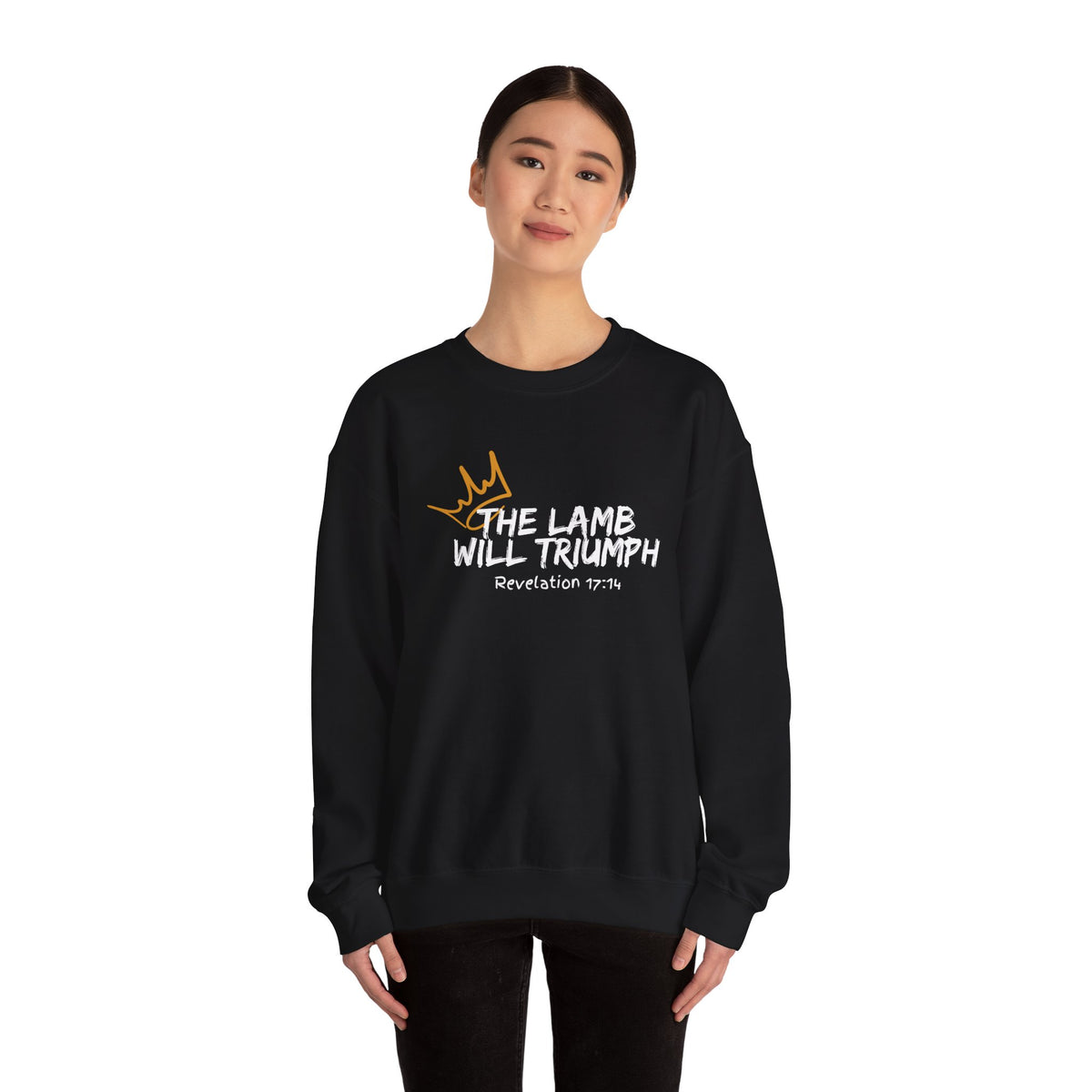 The Lamb Will Triumph Ver.2- Unisex Heavy Blend™ Crewneck Sweatshirt