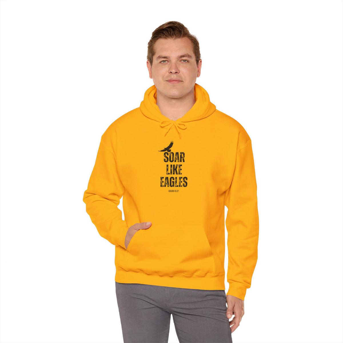 Soar Like Eagles Unisex Heavy Blend™ Hooded Sweatshirt