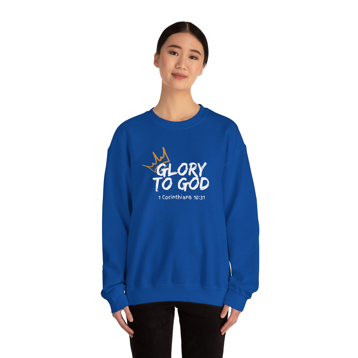 Glory To God- Unisex Heavy Blend™ Crewneck Sweatshirt