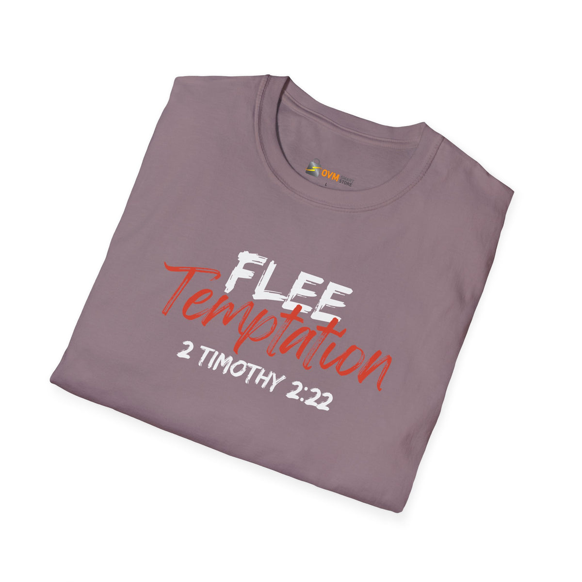 Flee Temptation Unisex Softstyle T-Shirt