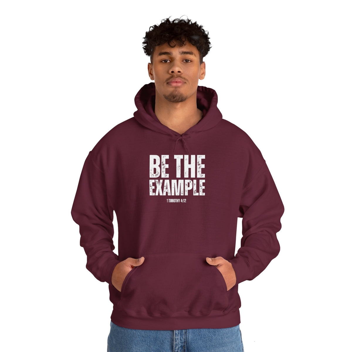 "Be The Example" Unisex Heavy Blend™ Hooded Sweatshirt