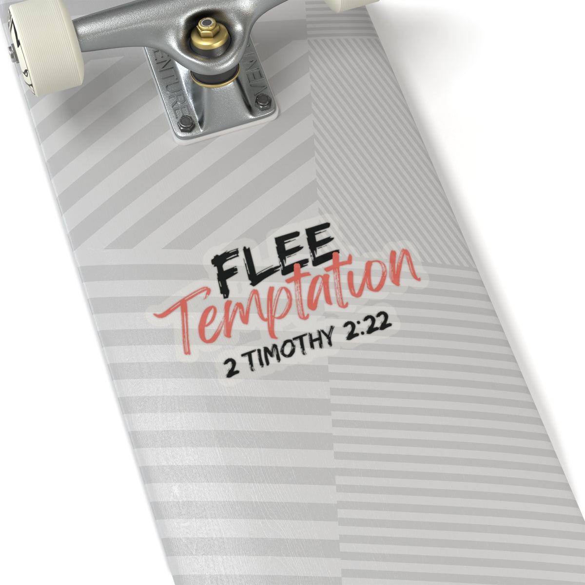 Flee Temptation- Kiss-Cut Stickers