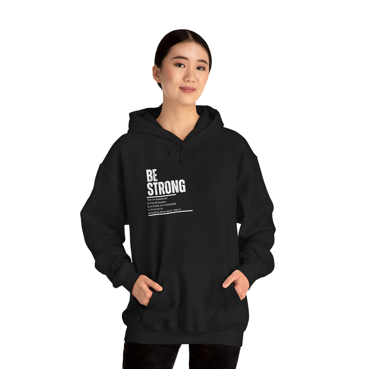 Be Strong- Unisex Heavy Blend™ Hooded Sweatshirt