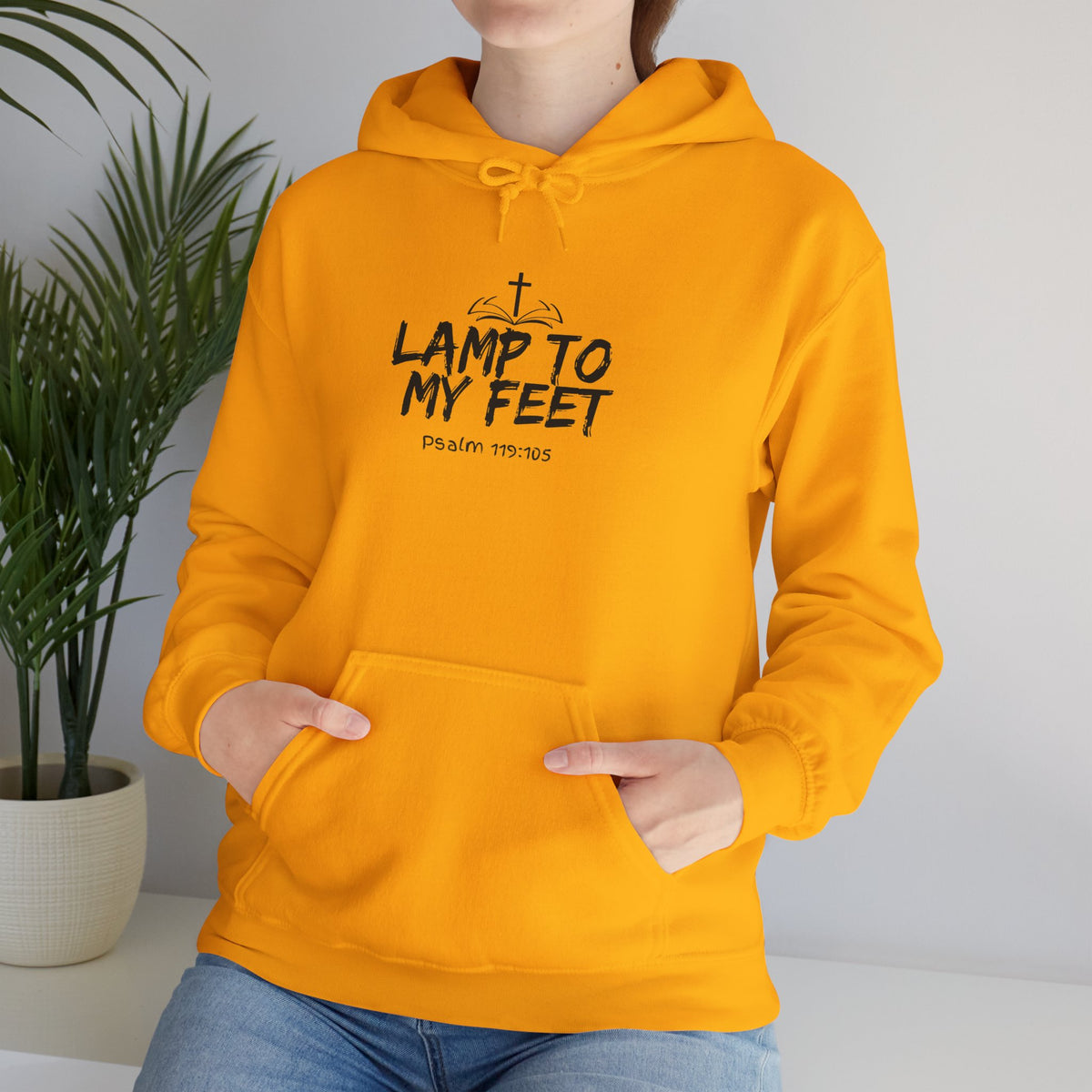 Lamp To My Feet- Unisex Heavy Blend™ Hooded Sweatshirt