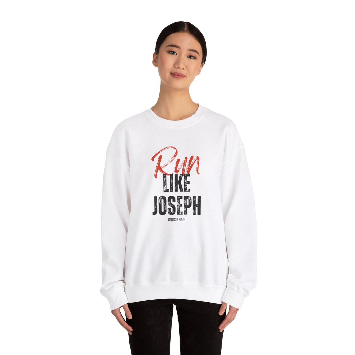 Run Like Joseph- Unisex Heavy Blend™ Crewneck Sweatshirt