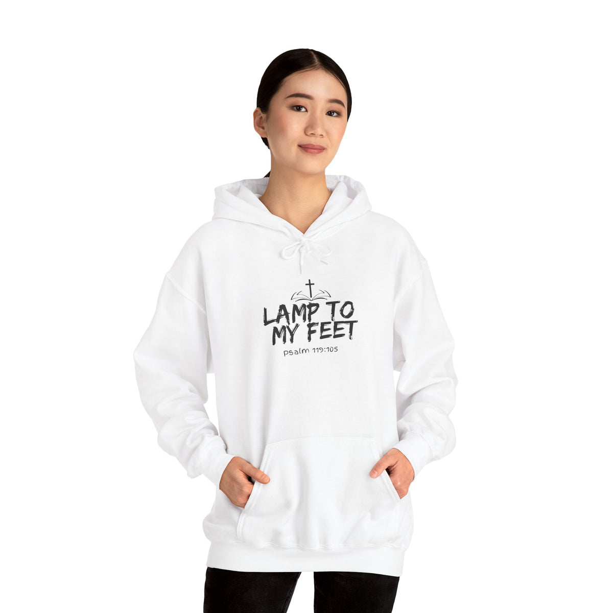 Lamp To My Feet- Unisex Heavy Blend™ Hooded Sweatshirt