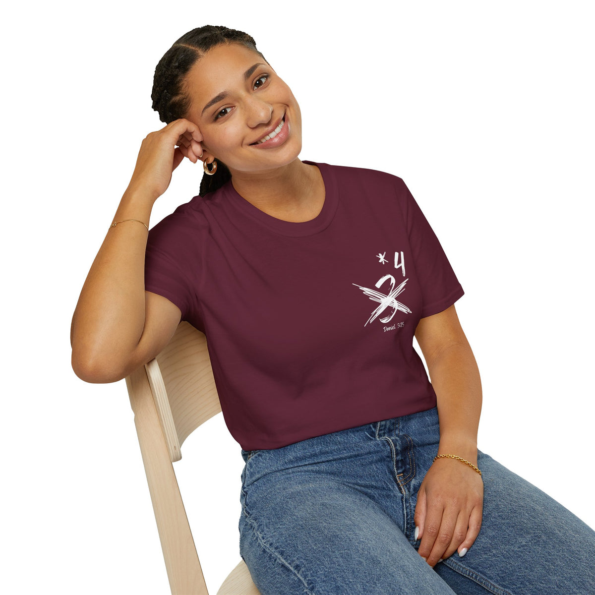 Not Just Three- Unisex Softstyle T-Shirt