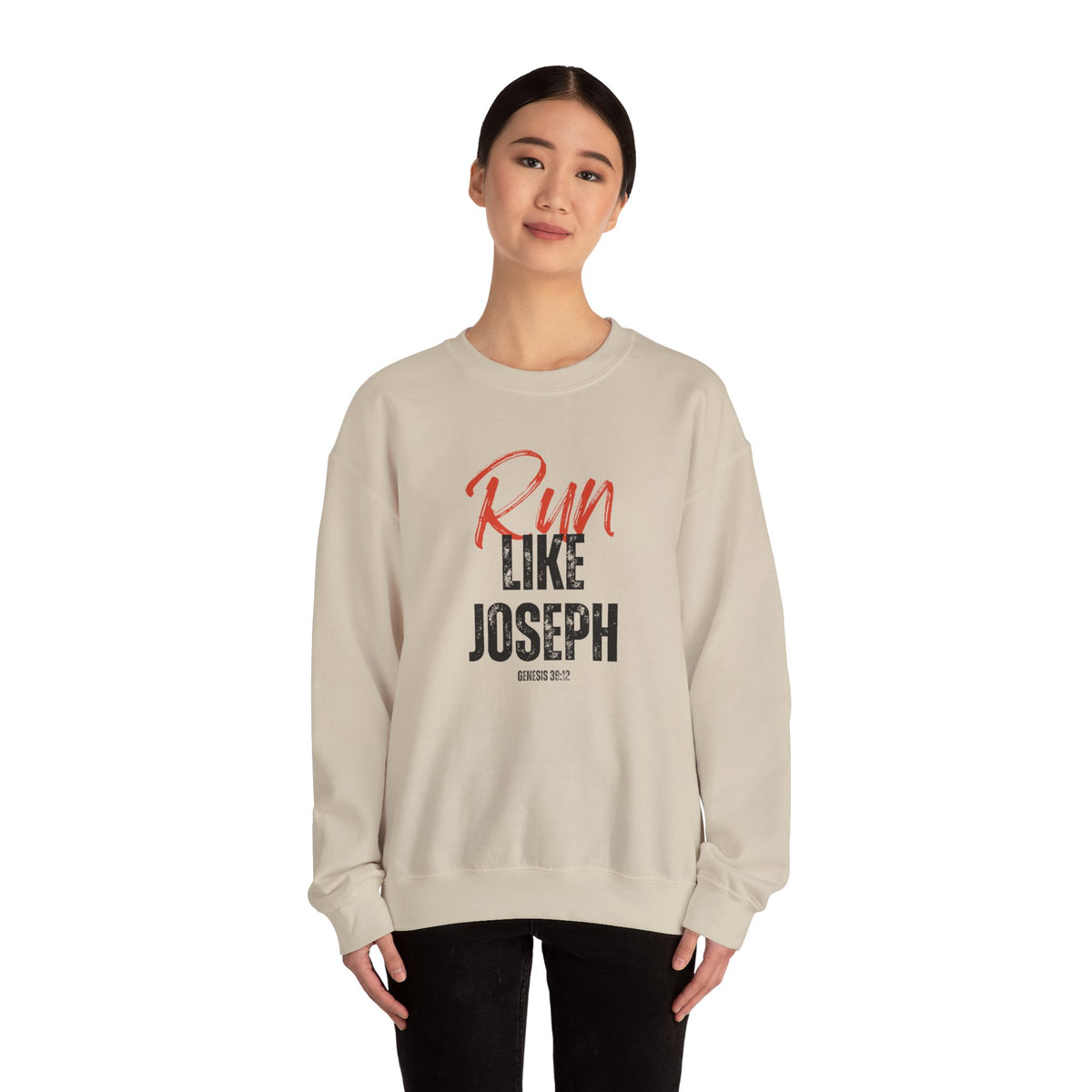 Run Like Joseph- Unisex Heavy Blend™ Crewneck Sweatshirt