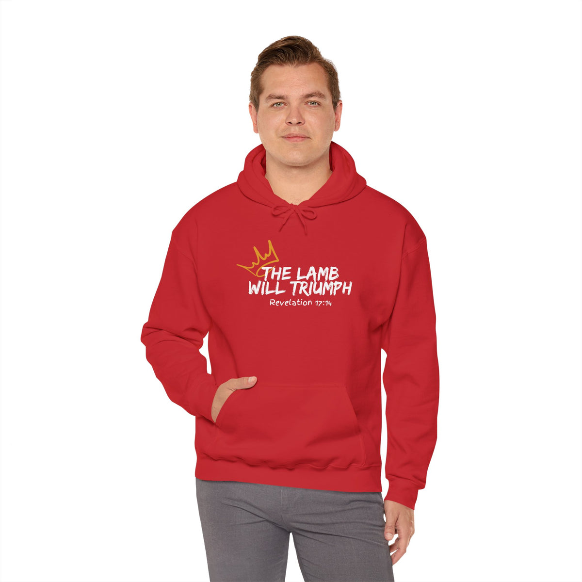 The Lamb Will Triumph Unisex Heavy Blend™ Hooded Sweatshirt