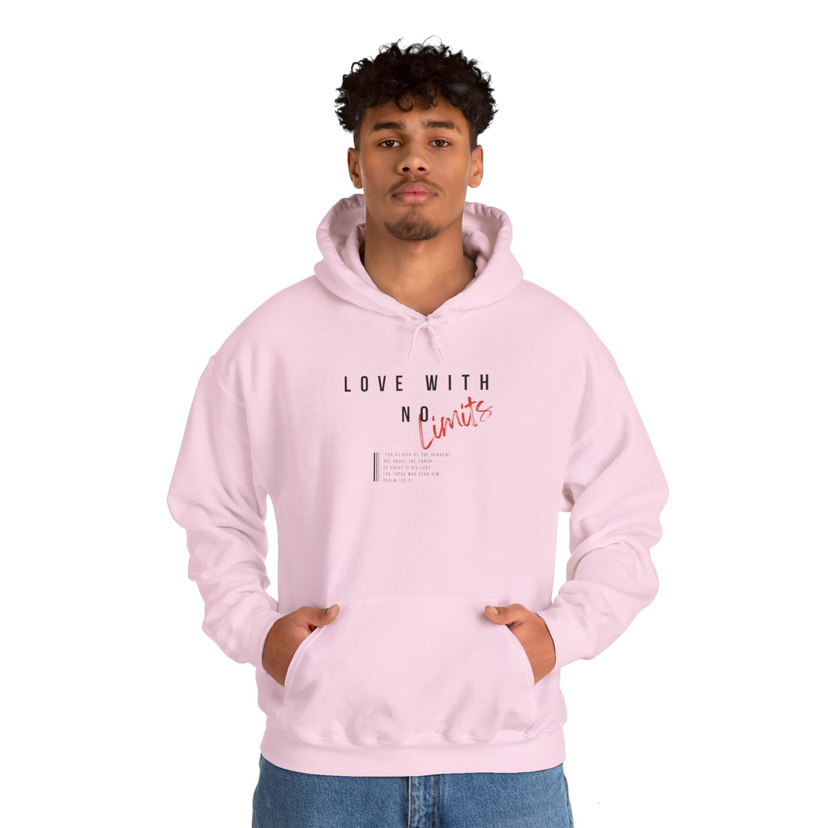 "Love With No Limits" Unisex Heavy Blend™ Hooded Sweatshirt