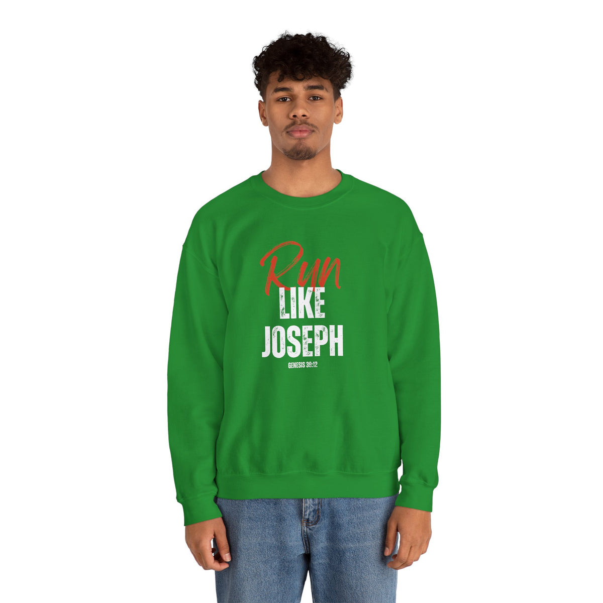 Run Like Joseph- Unisex Heavy Blend™ Crewneck Sweatshirt