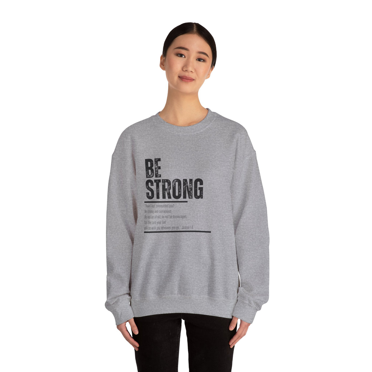 Be Strong- Unisex Heavy Blend™ Crewneck Sweatshirt