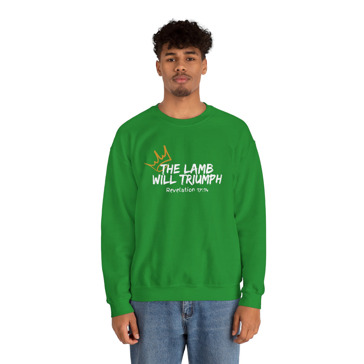 The Lamb Will Triumph- Unisex Heavy Blend™ Crewneck Sweatshirt