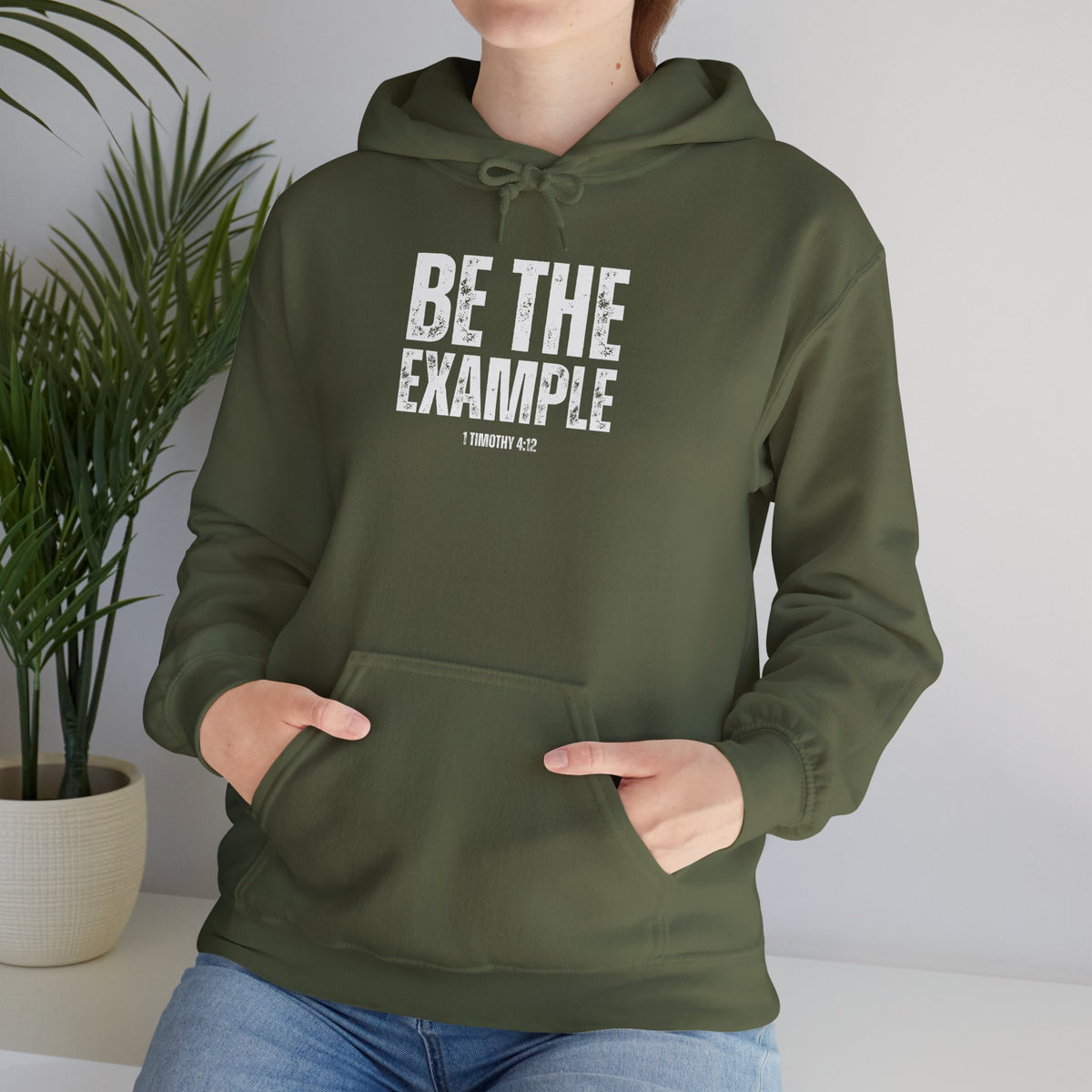 "Be The Example" Unisex Heavy Blend™ Hooded Sweatshirt