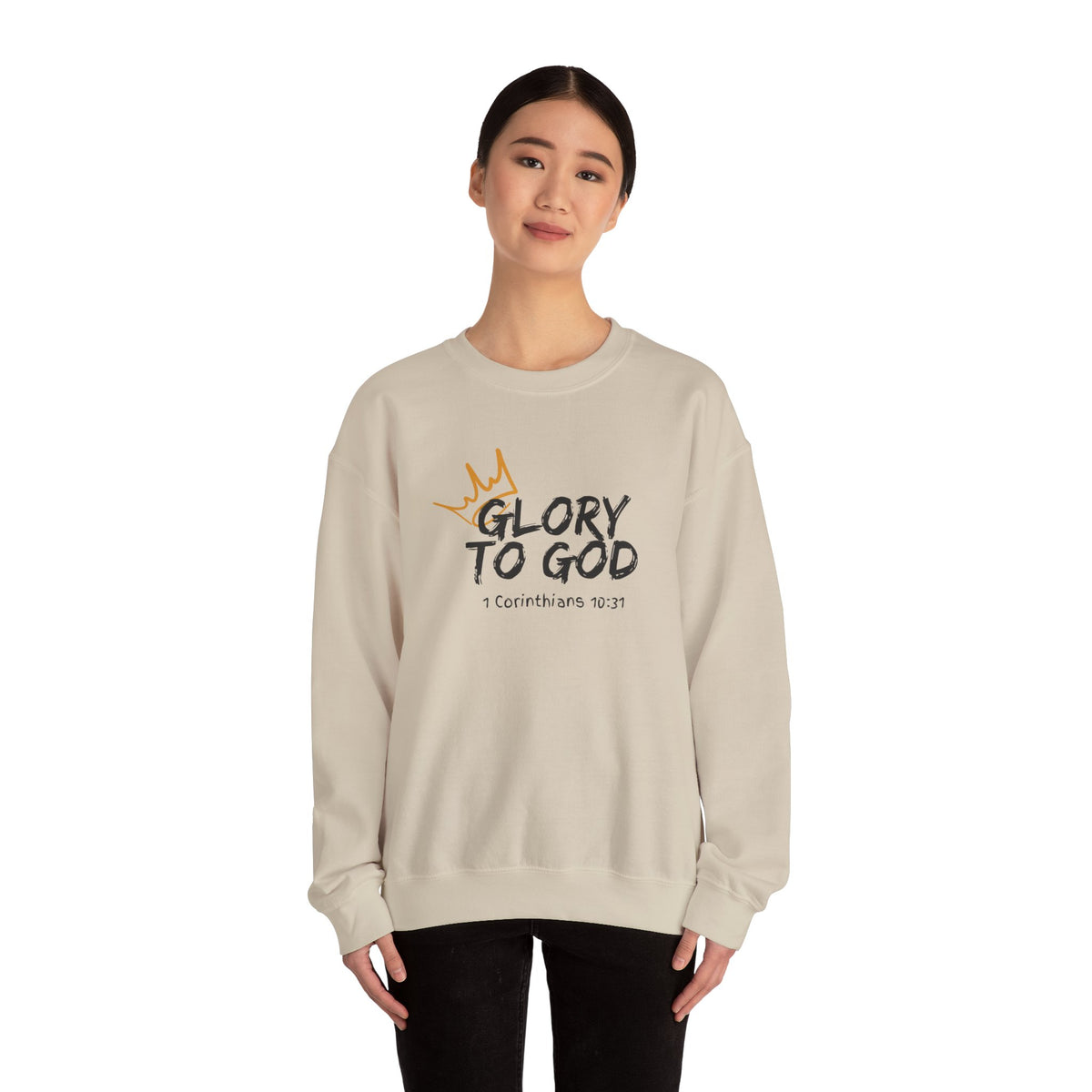 Glory To God- Unisex Heavy Blend™ Crewneck Sweatshirt