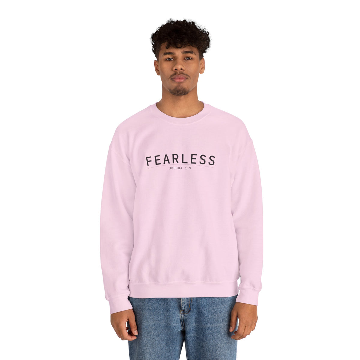 Fearless Christian Sweatshirt – Joshua 1:9 Wear Your Faith