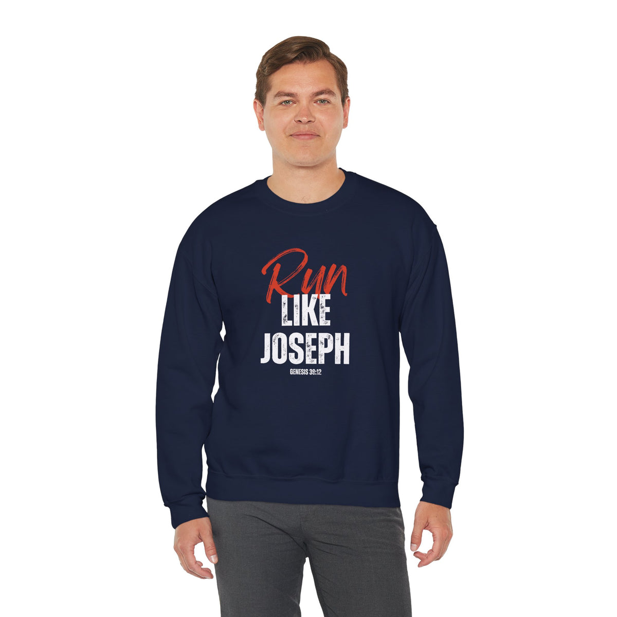 Run Like Joseph- Unisex Heavy Blend™ Crewneck Sweatshirt