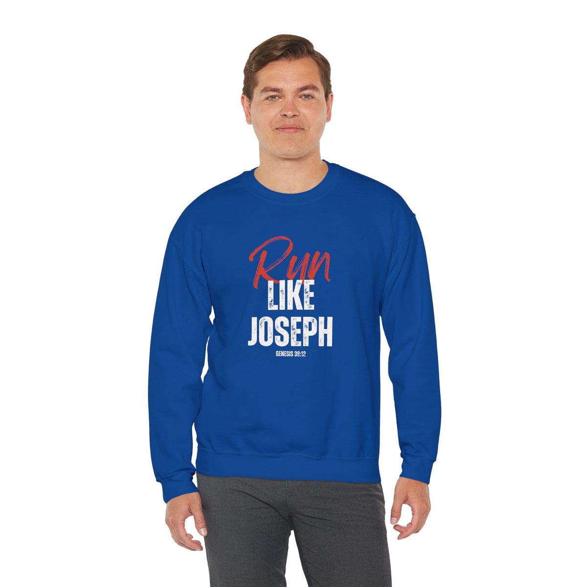 Run Like Joseph- Unisex Heavy Blend™ Crewneck Sweatshirt