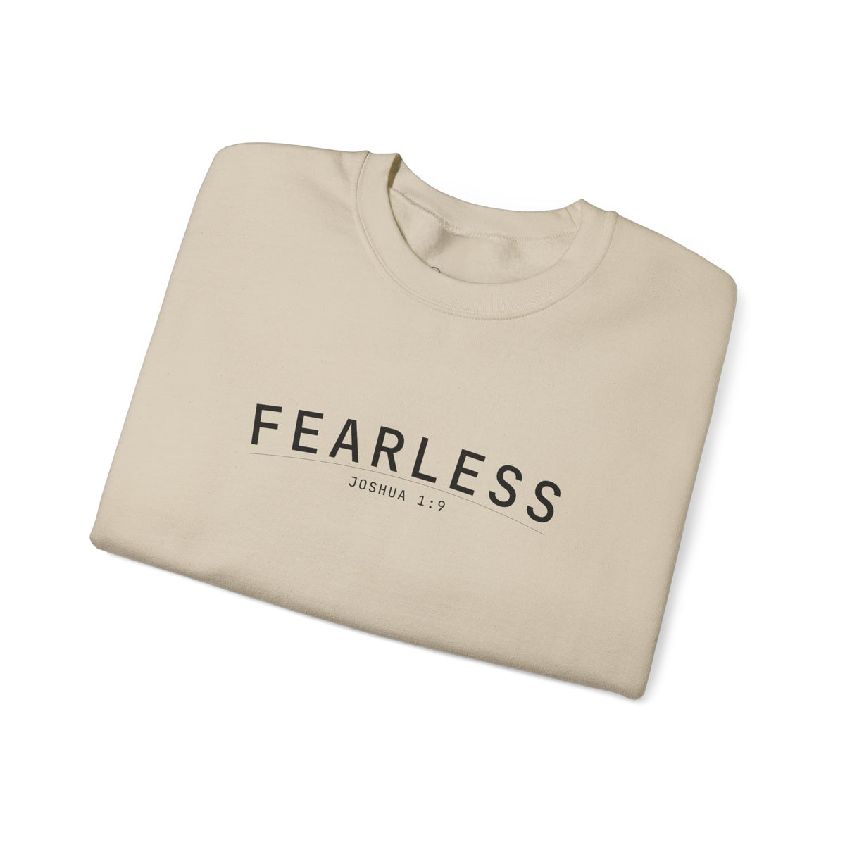 Fearless Christian Sweatshirt – Joshua 1:9 Wear Your Faith