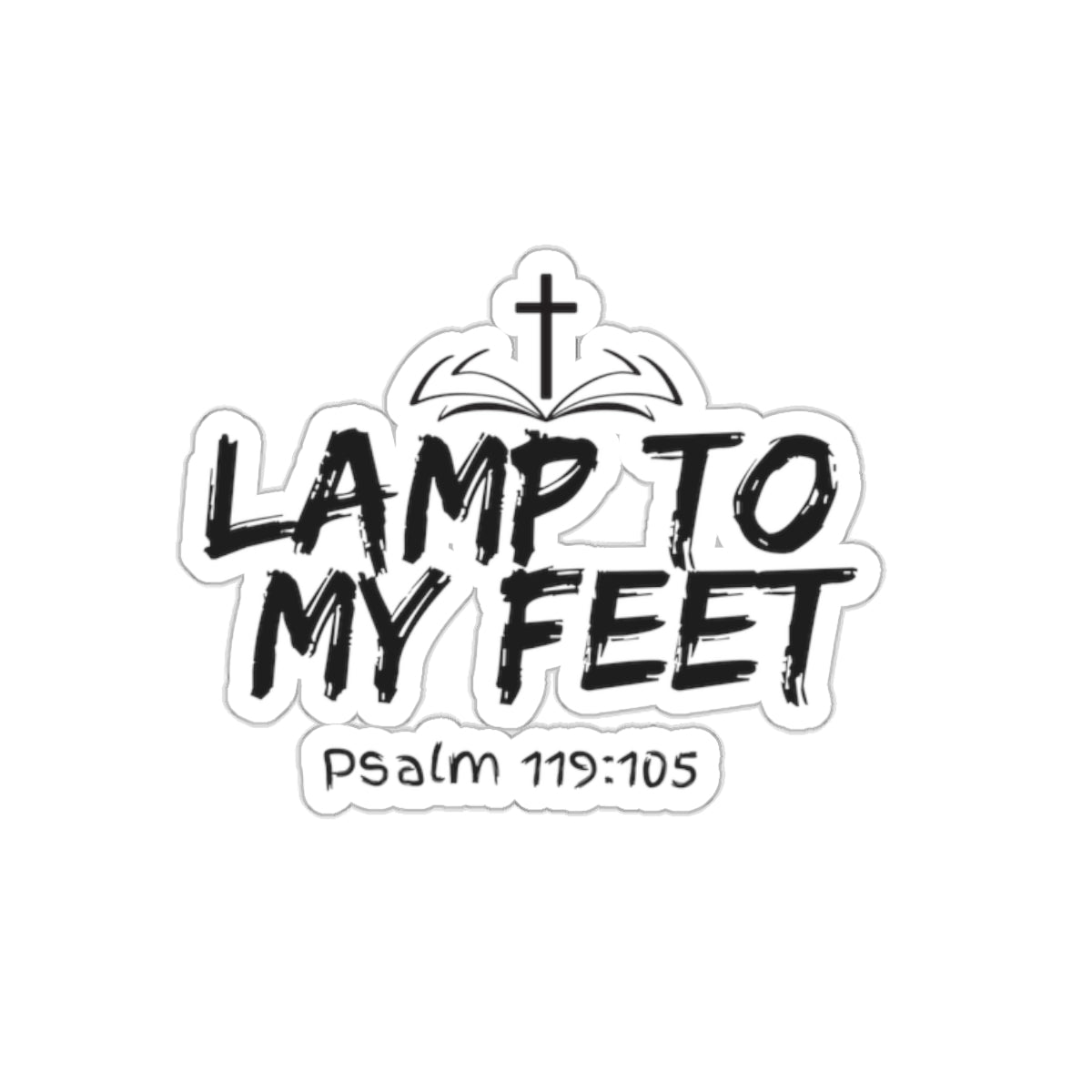 Lamp To My Feet- Kiss-Cut Stickers