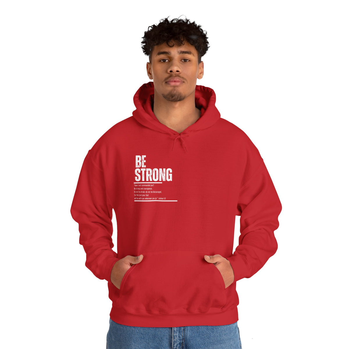 Be Strong- Unisex Heavy Blend™ Hooded Sweatshirt