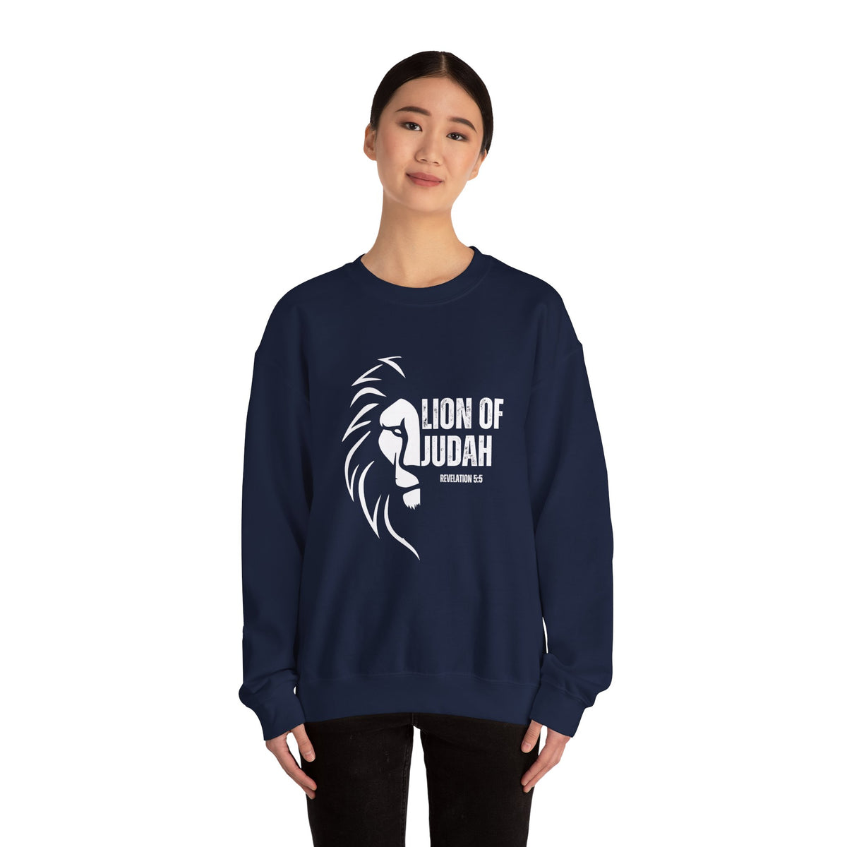 Lion Of Judah- Unisex Heavy Blend™ Crewneck Sweatshirt