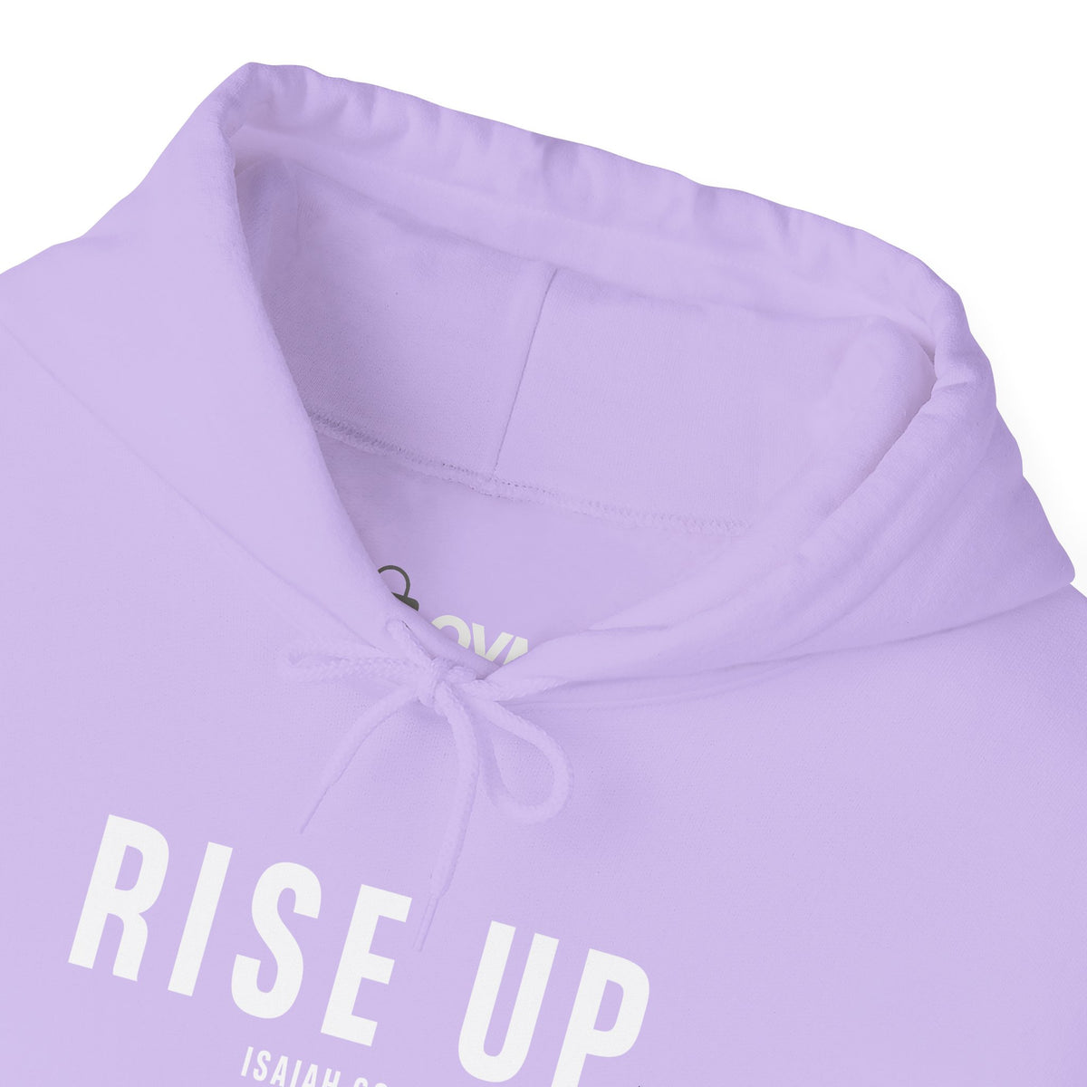 Rise Up Christian Hoodie – Isaiah 60:1 Faith Comfort Wear