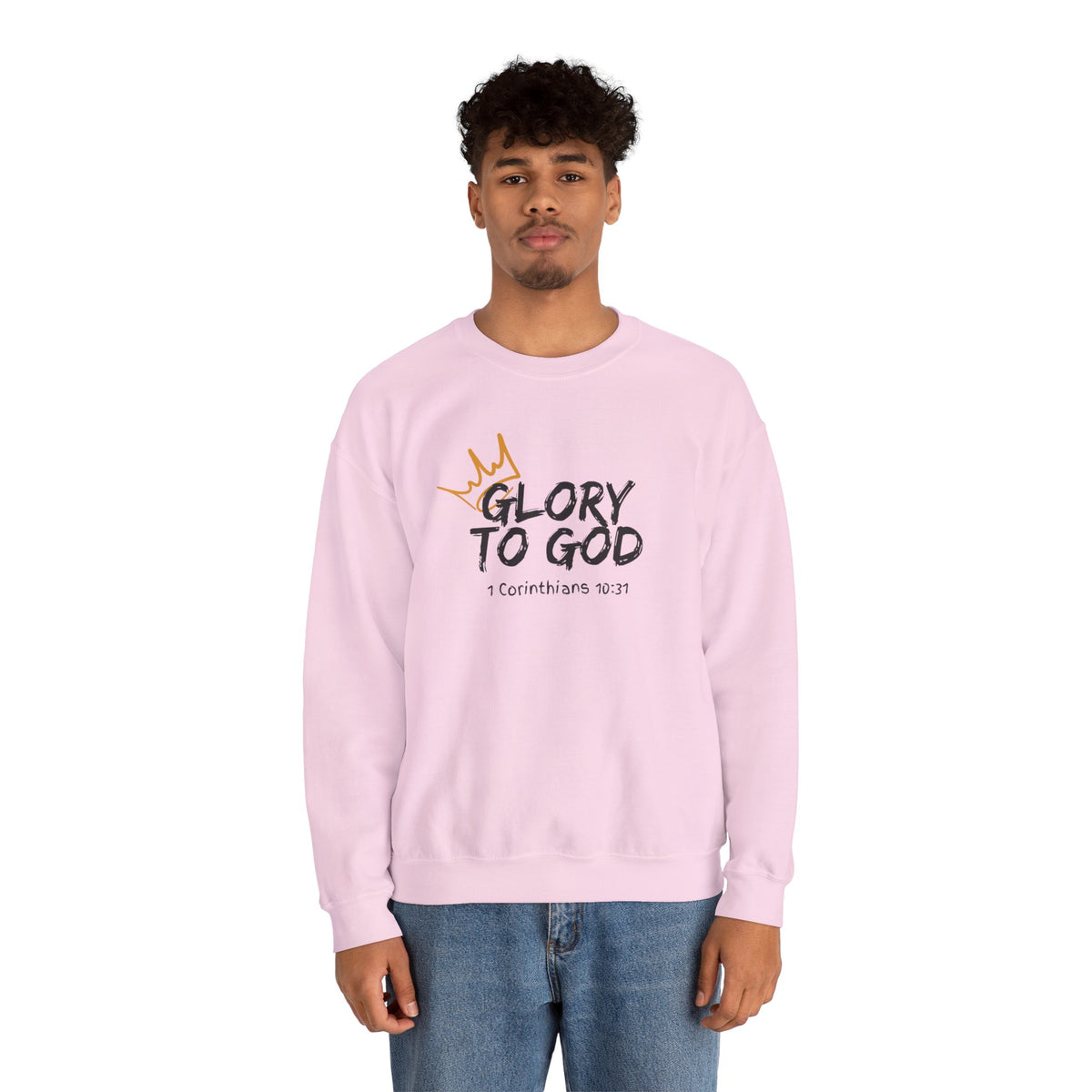 Glory To God- Unisex Heavy Blend™ Crewneck Sweatshirt