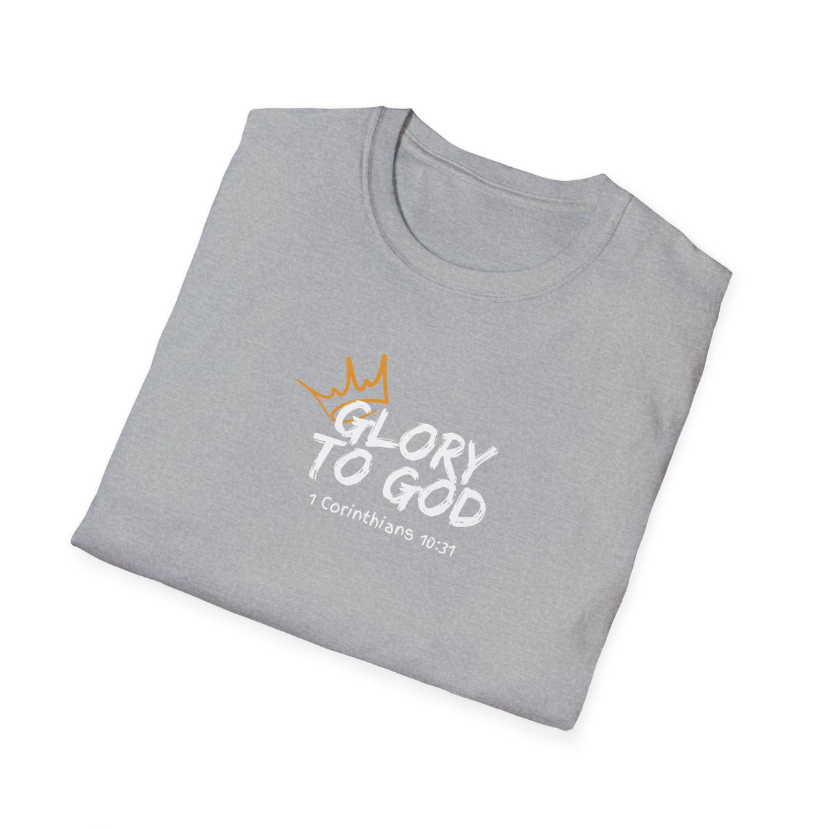 "Glory To God" Unisex Softstyle T-Shirt