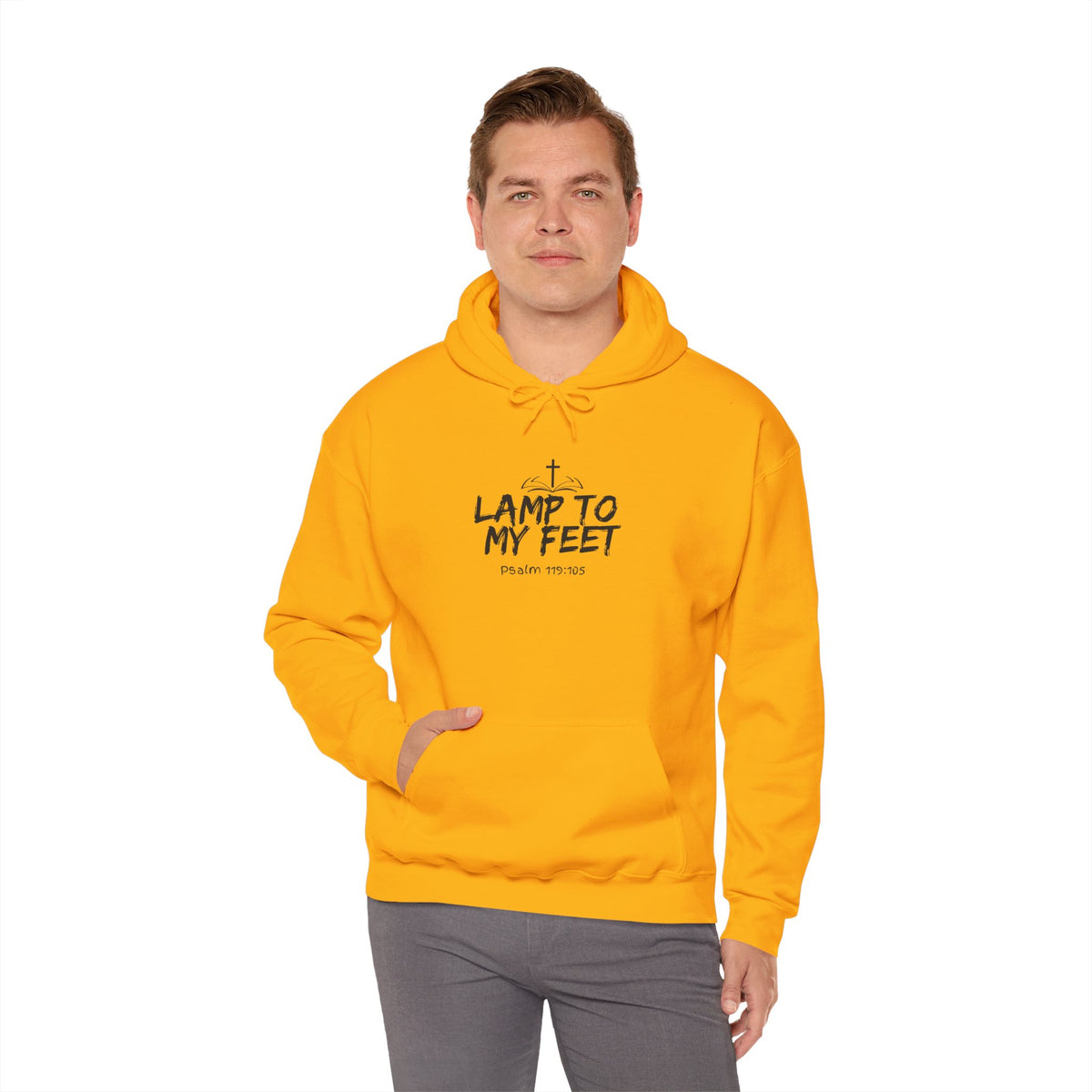 Lamp To My Feet- Unisex Heavy Blend™ Hooded Sweatshirt