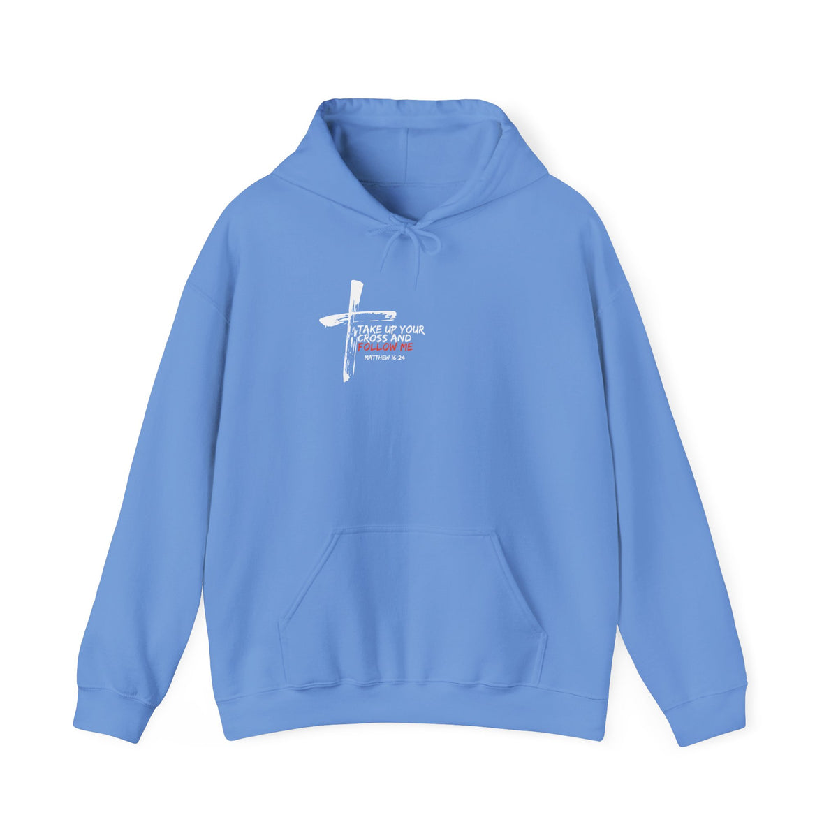 "Take Up Your Cross and Follow Me" Unisex Heavy Blend™ Hooded Sweatshirt