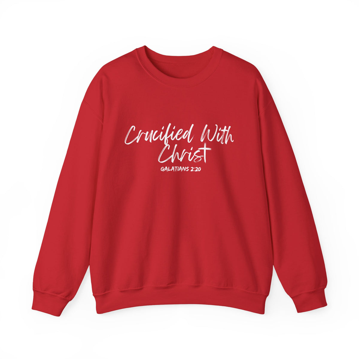 Crucified With Christ- Unisex Heavy Blend™ Crewneck Sweatshirt