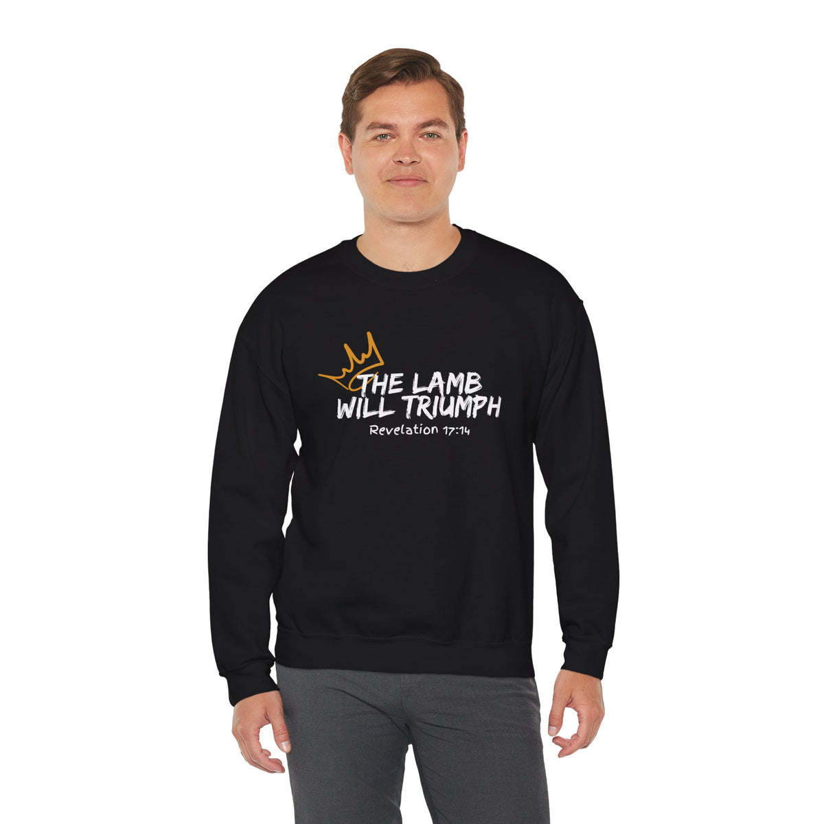 The Lamb Will Triumph Ver.2- Unisex Heavy Blend™ Crewneck Sweatshirt