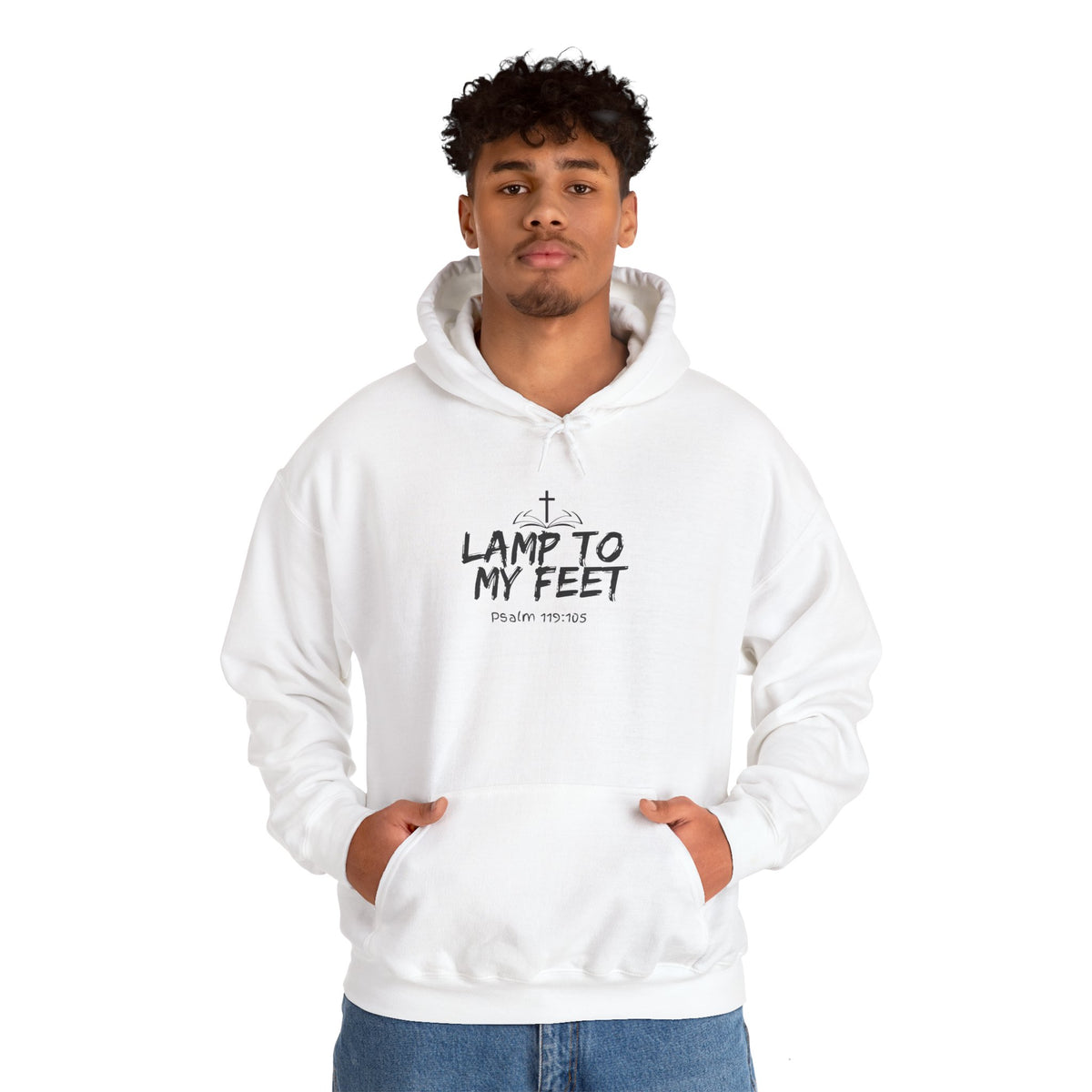 Lamp To My Feet- Unisex Heavy Blend™ Hooded Sweatshirt