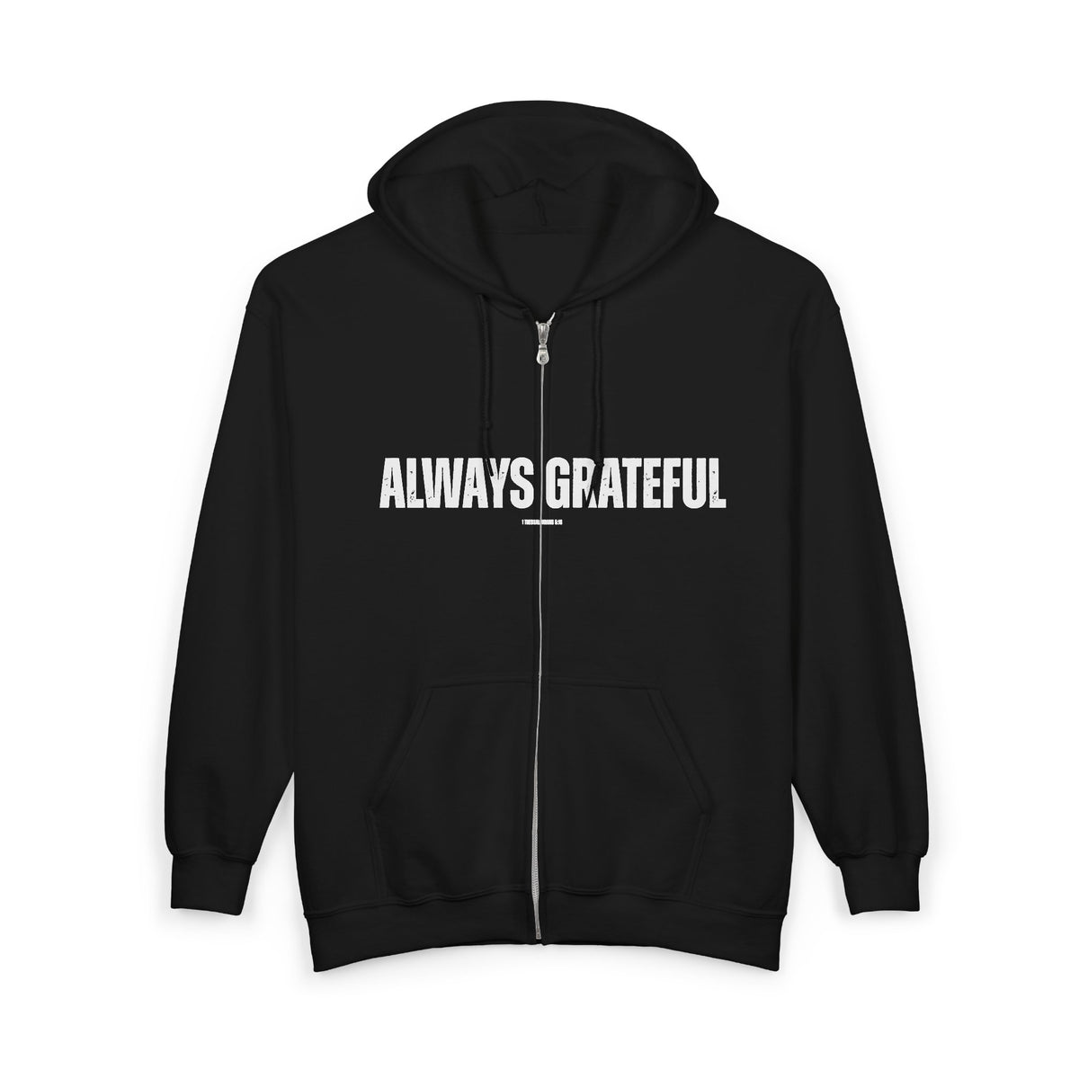 Always Grateful | Men's Heavy Blend™ Full Zip Hooded Sweatshirt