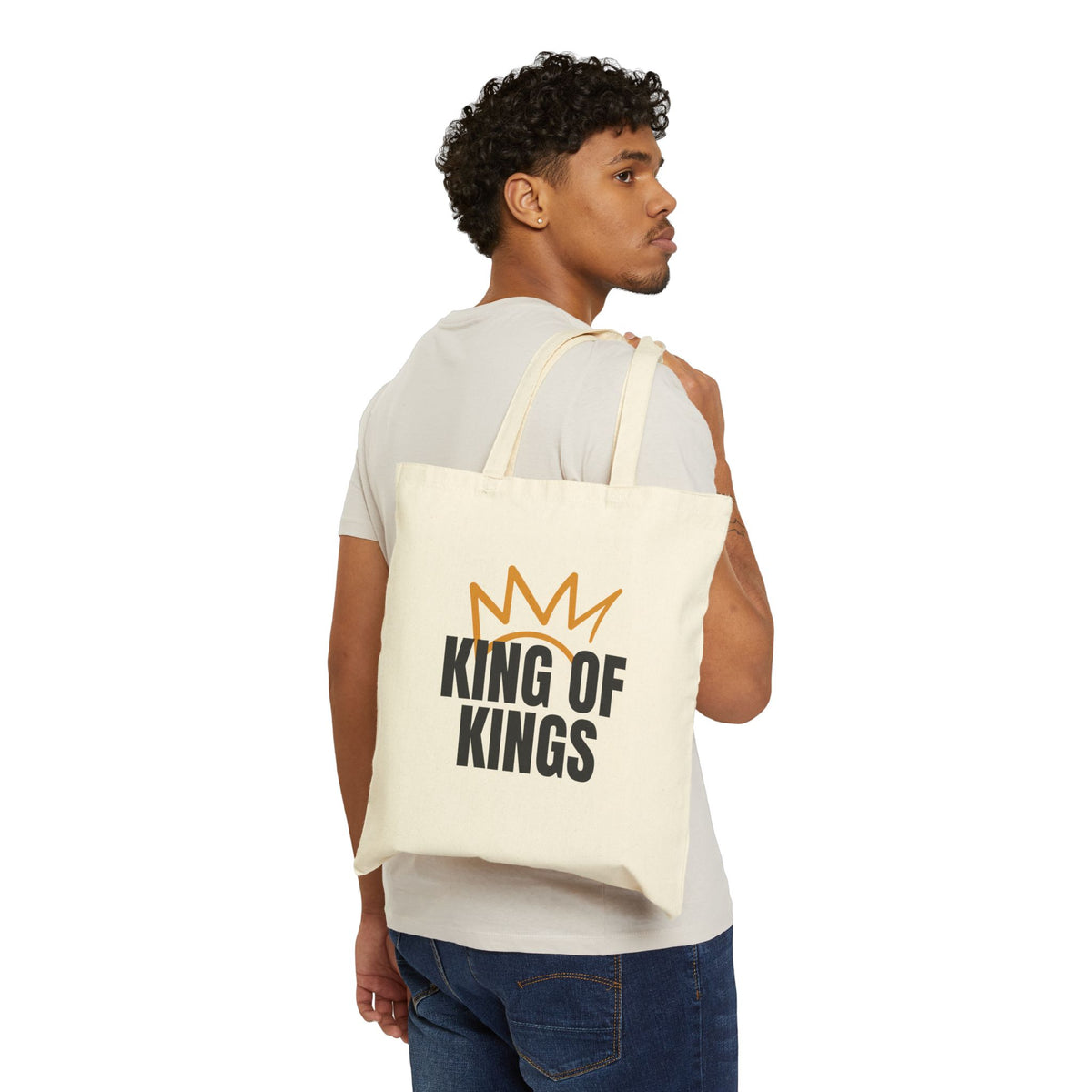 King of Kings | Cotton Canvas Tote Bag