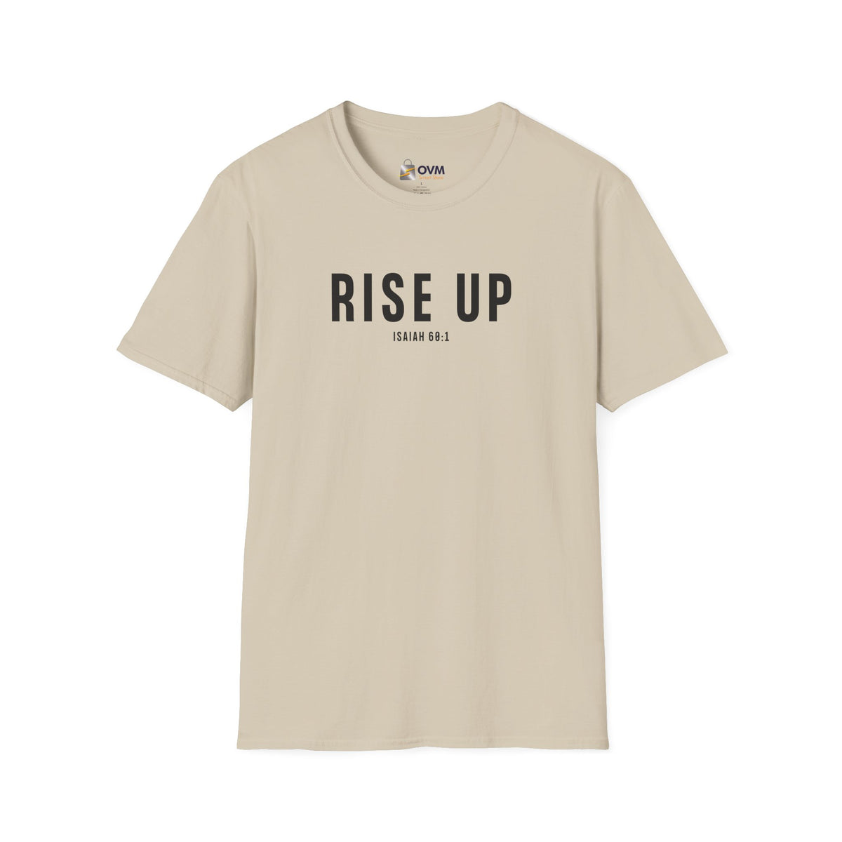 Rise Up Christian T-Shirt – Isaiah 60:1 Faith Apparel