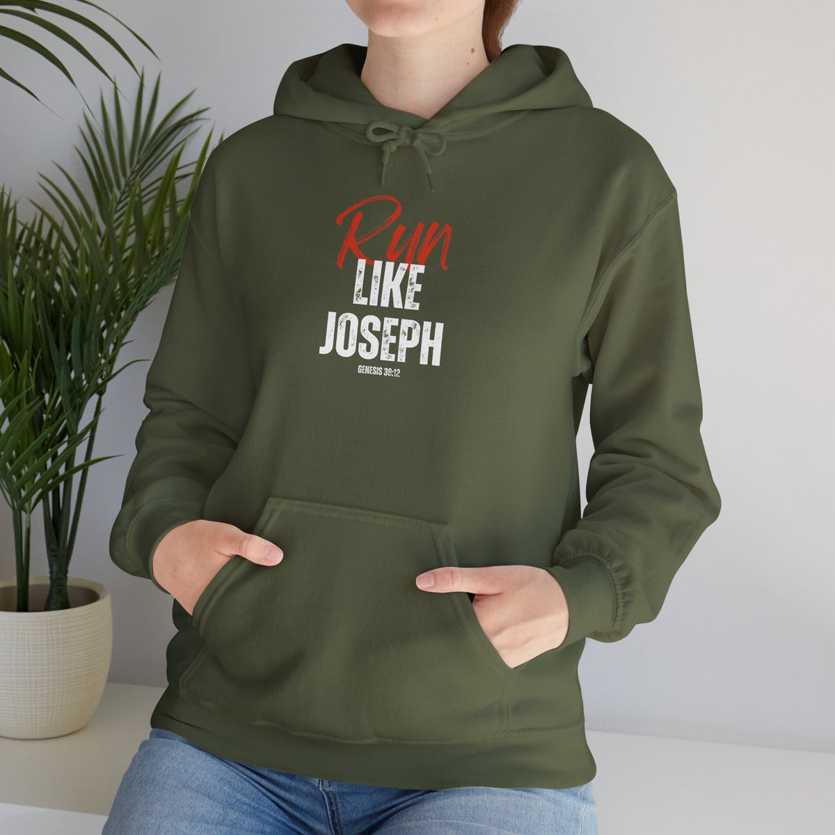 Run Like Joseph- Unisex Heavy Blend™ Hooded Sweatshirt