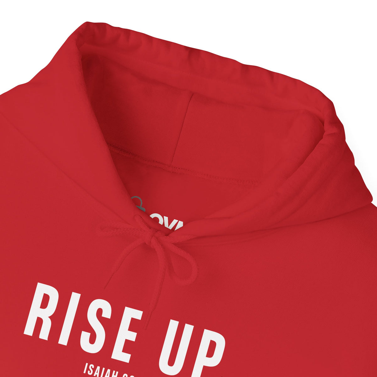 Rise Up Christian Hoodie – Isaiah 60:1 Faith Comfort Wear