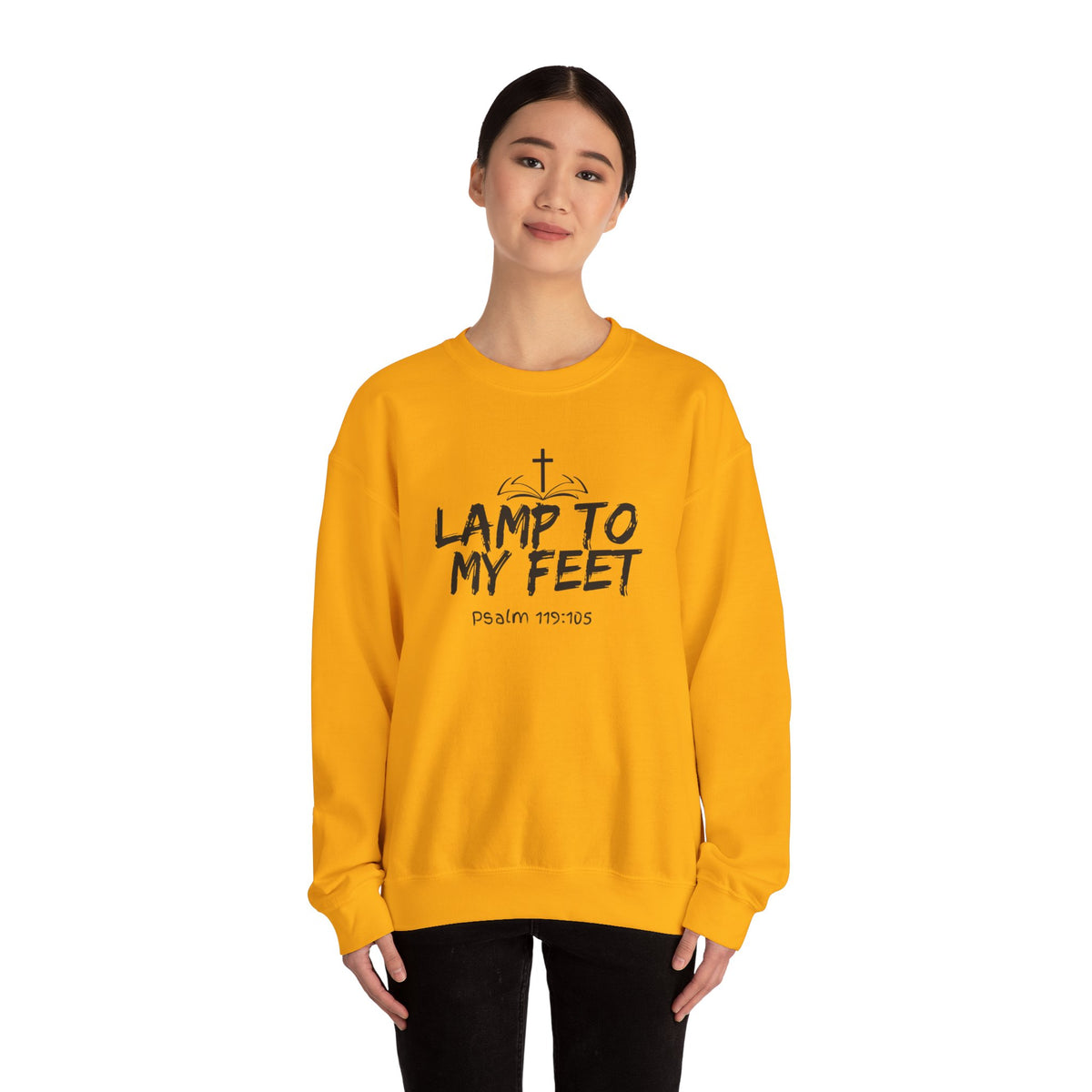 Lamp To My Feet- Unisex Heavy Blend™ Crewneck Sweatshirt