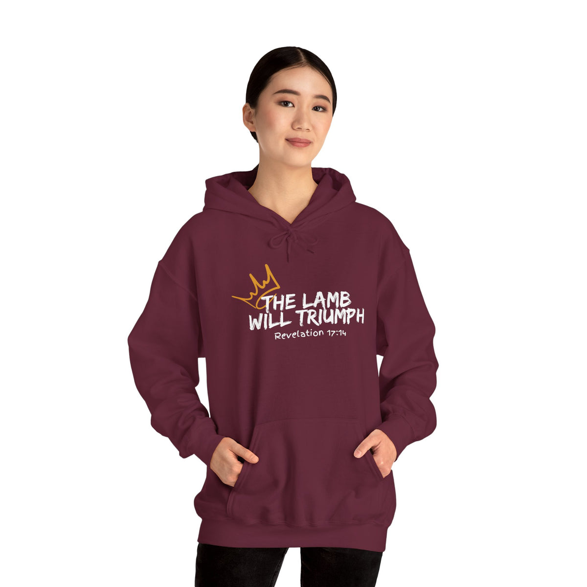 The Lamb Will Triumph Unisex Heavy Blend™ Hooded Sweatshirt