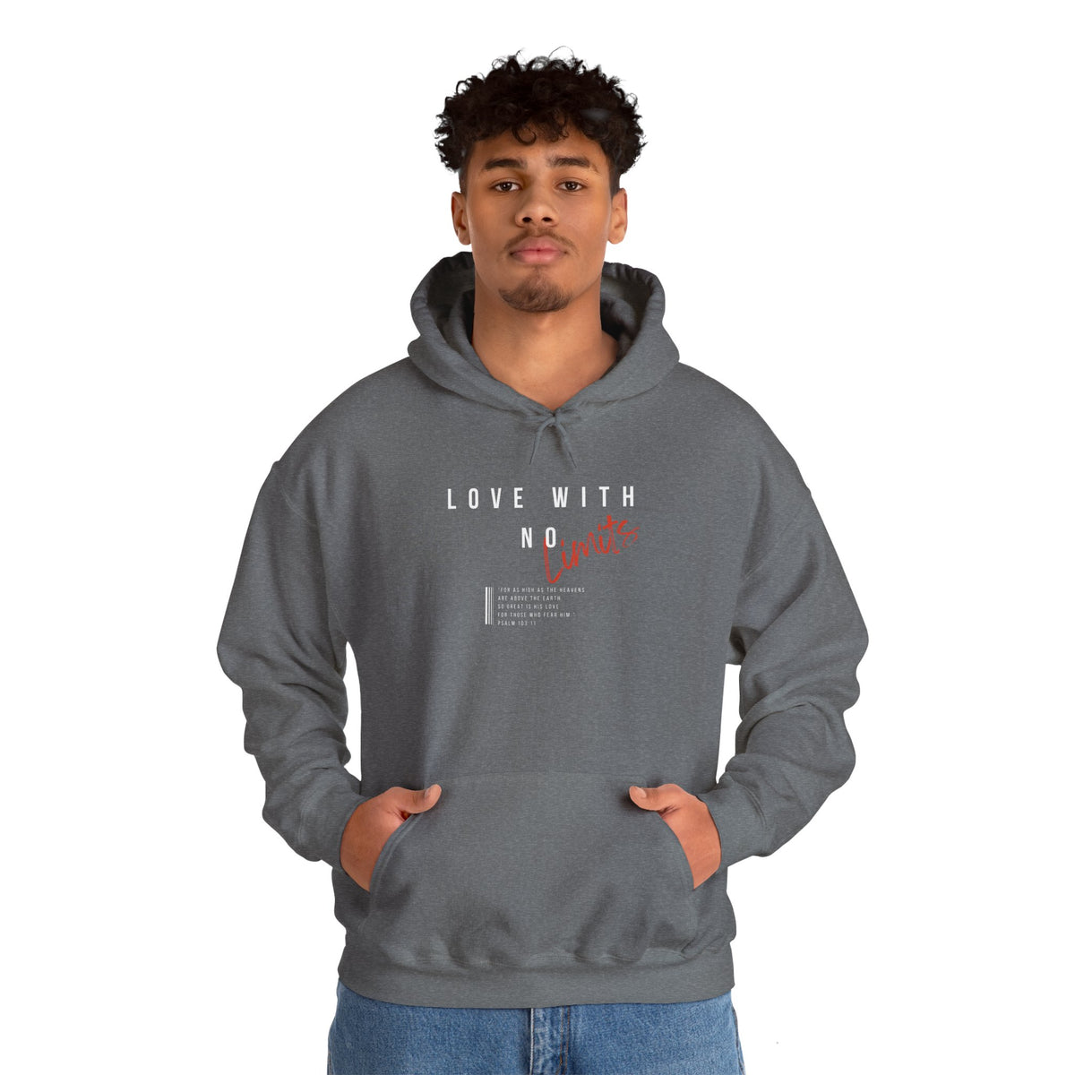 Love With No Limits- Unisex Heavy Blend™ Hooded Sweatshirt