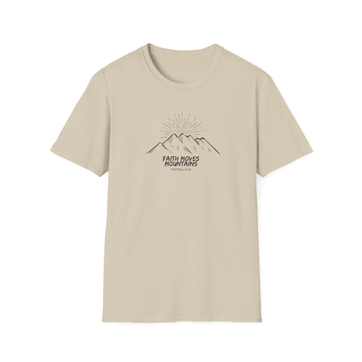 "Faith Moves Mountains" Unisex Softstyle T-Shirt