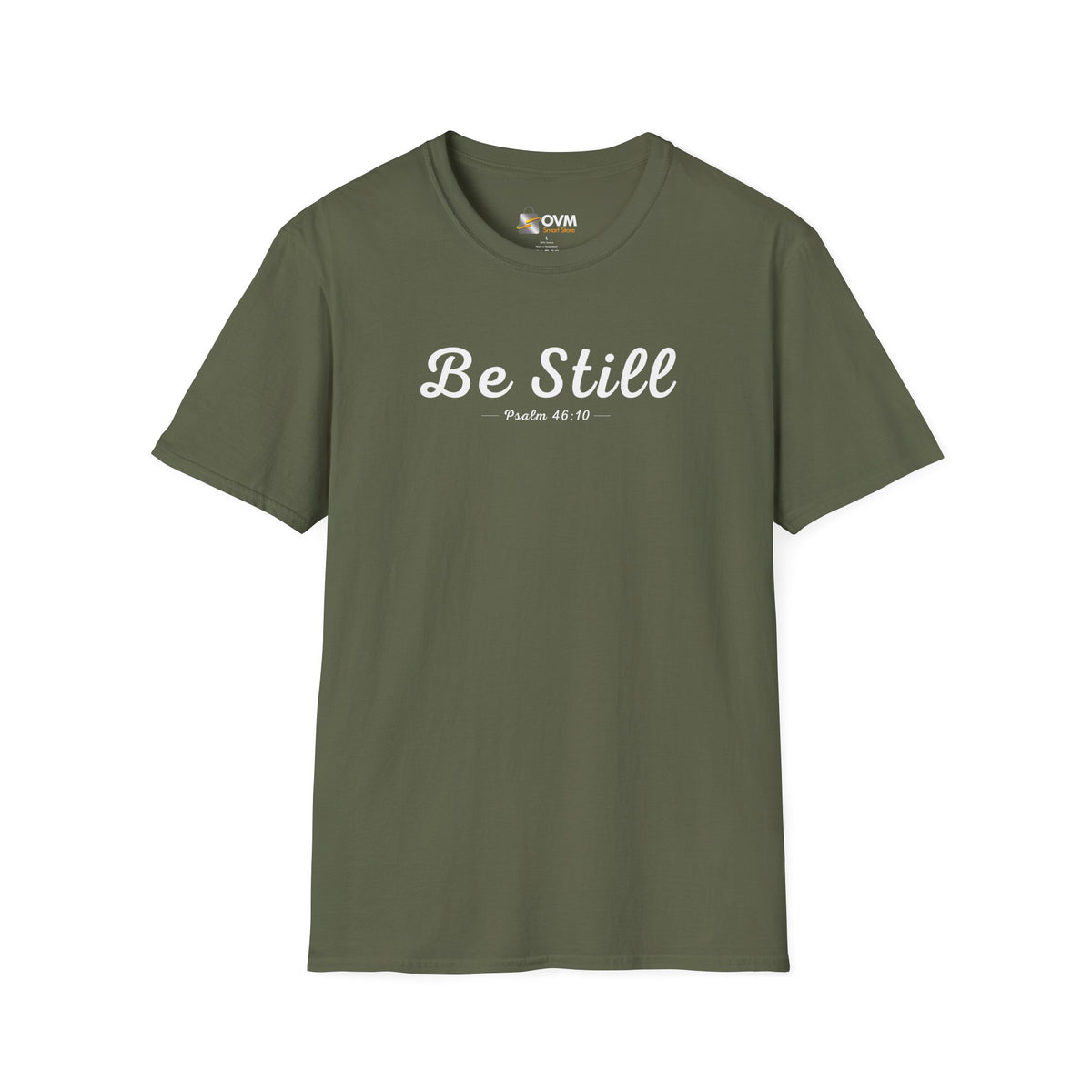 Be Still Christian T-Shirt – Psalm 46:10 Faith Apparel
