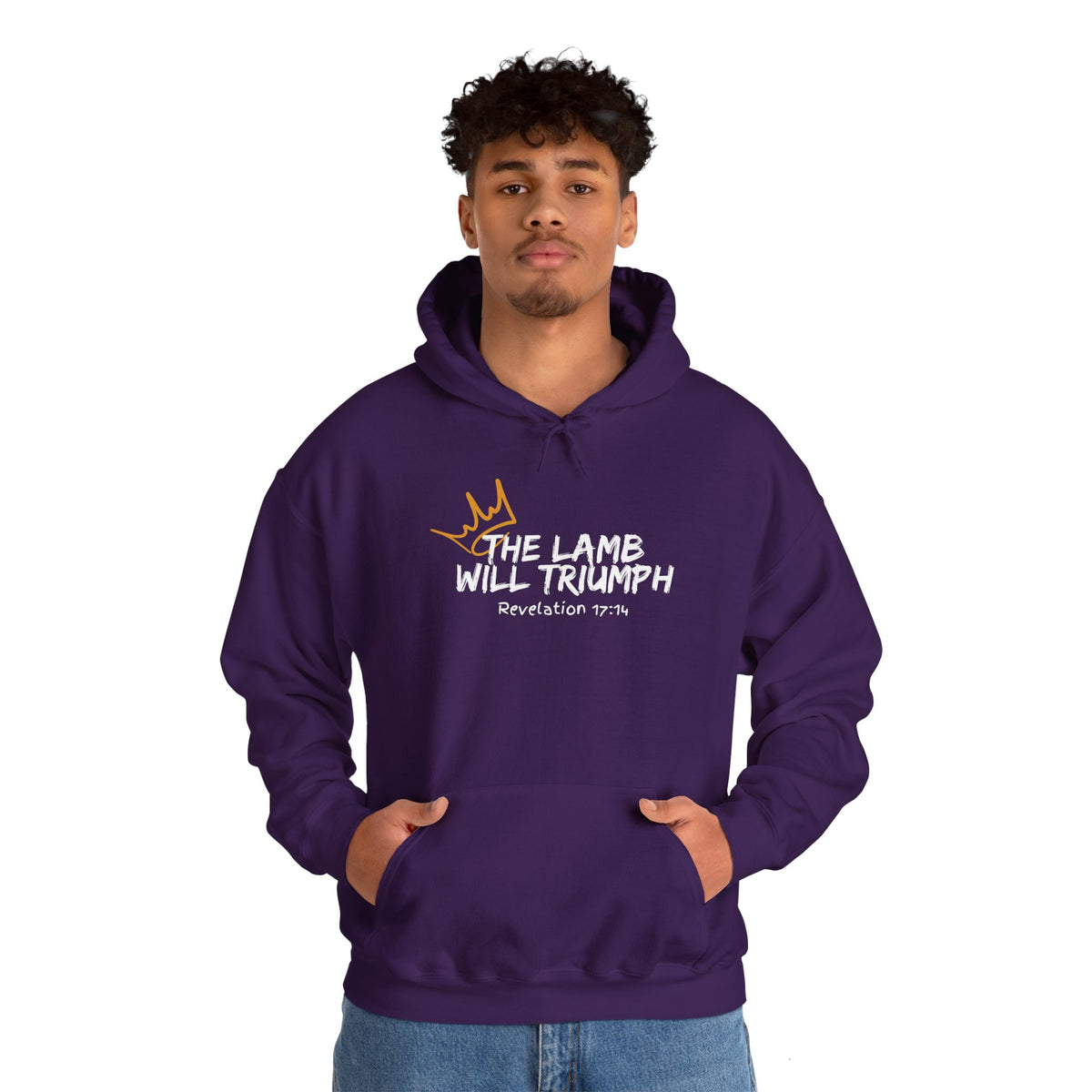 The Lamb Will Triumph Ver.2- Unisex Heavy Blend™ Hooded Sweatshirt