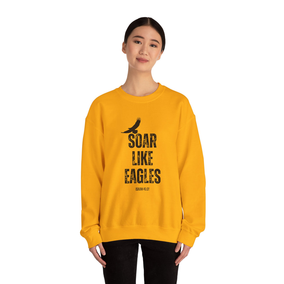 Soar Like Eagles- Unisex Heavy Blend™ Crewneck Sweatshirt