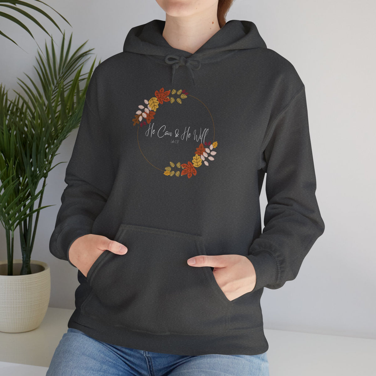 He Can & He Will | Laides' Heavy Blend™ Hooded Sweatshirt